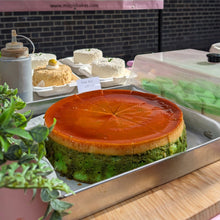 Load image into Gallery viewer, Pandan Cotton Flan Cake
