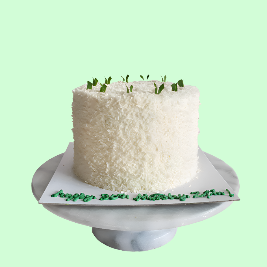 Pandan Onde-onde Cake